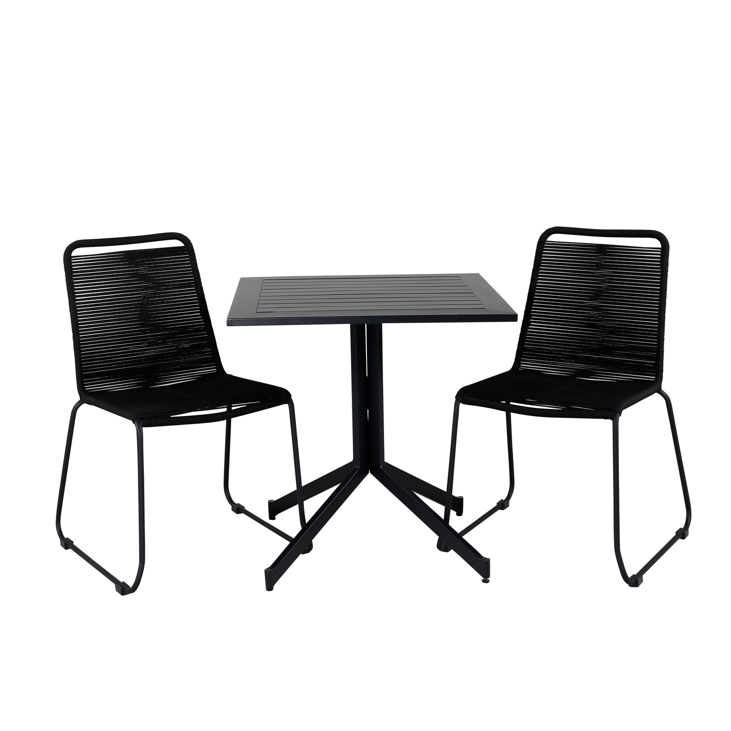Caféset Venture Home Wille med 2 Lumi Trädgårdsstolar Utomhus