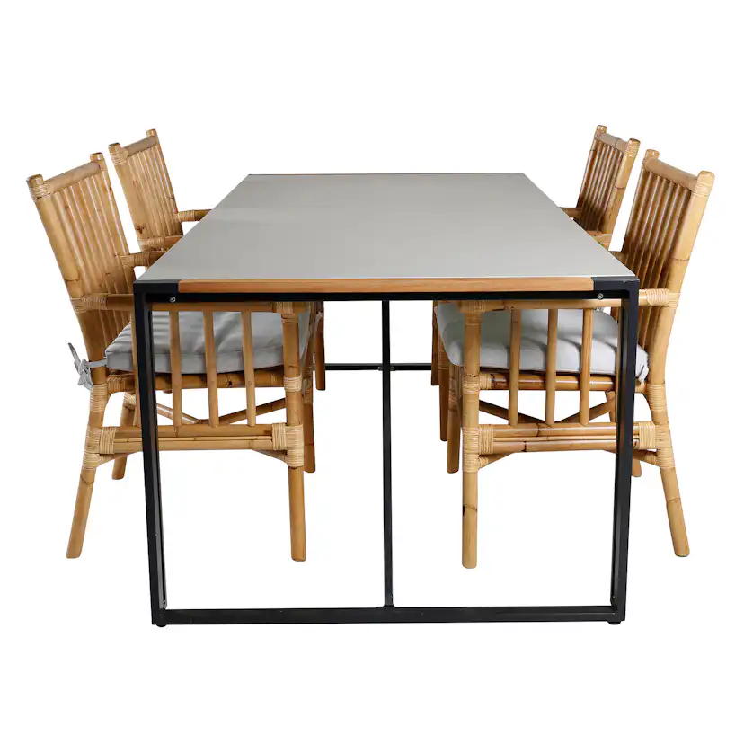 Matgrupp Venture Home Thea med 4 Cane Stolar