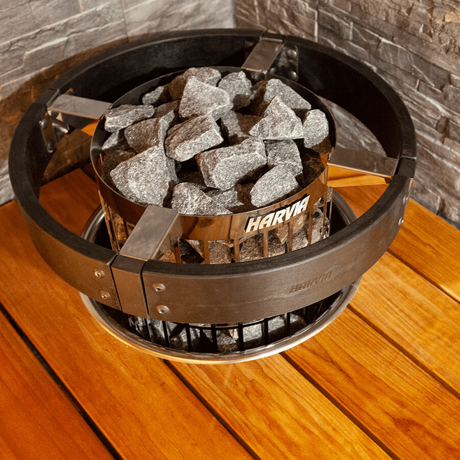 Bastuaggregat Harvia Cilindro PC90XE Black Steel