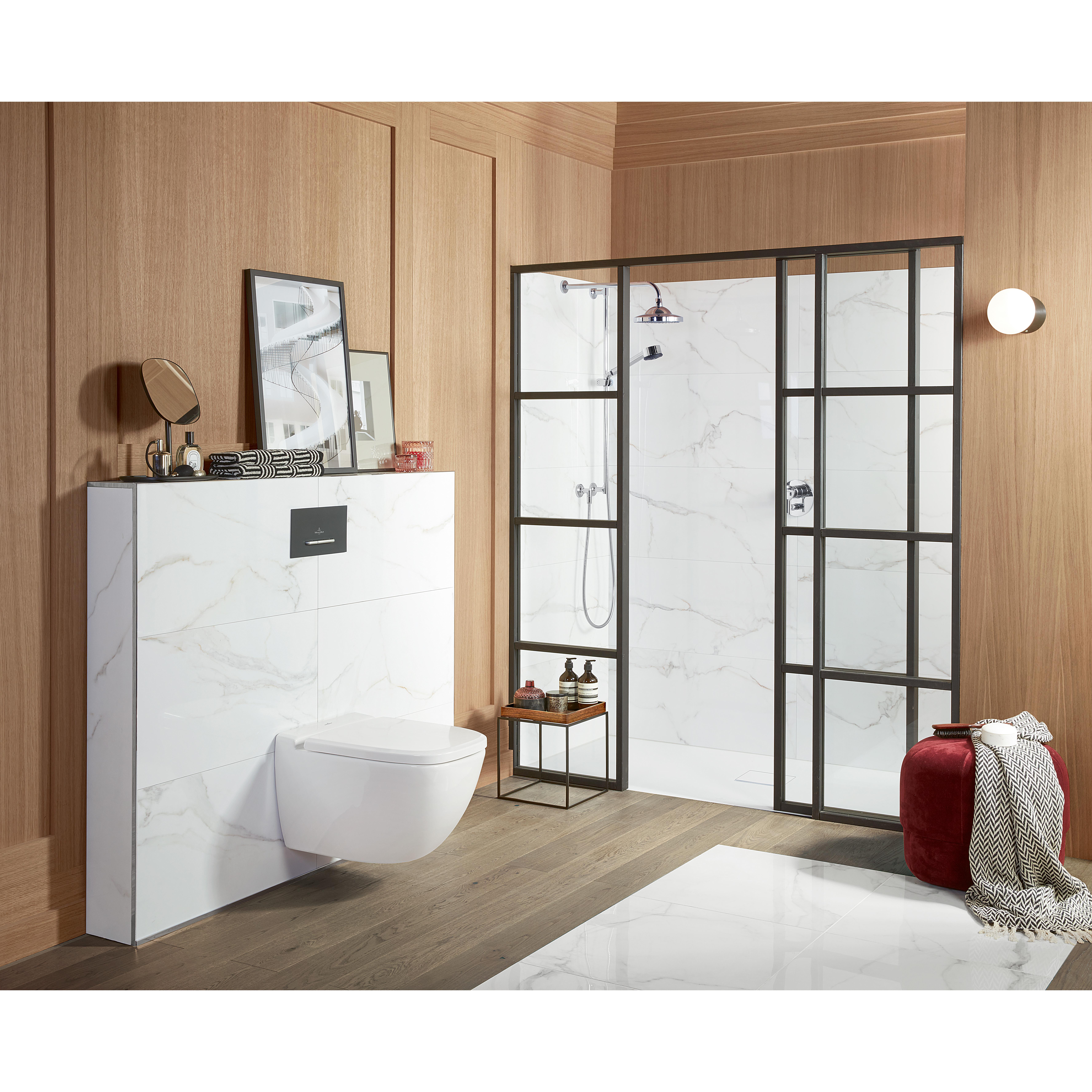Spolknapp Villeroy & Boch ViConnect 300S Plast