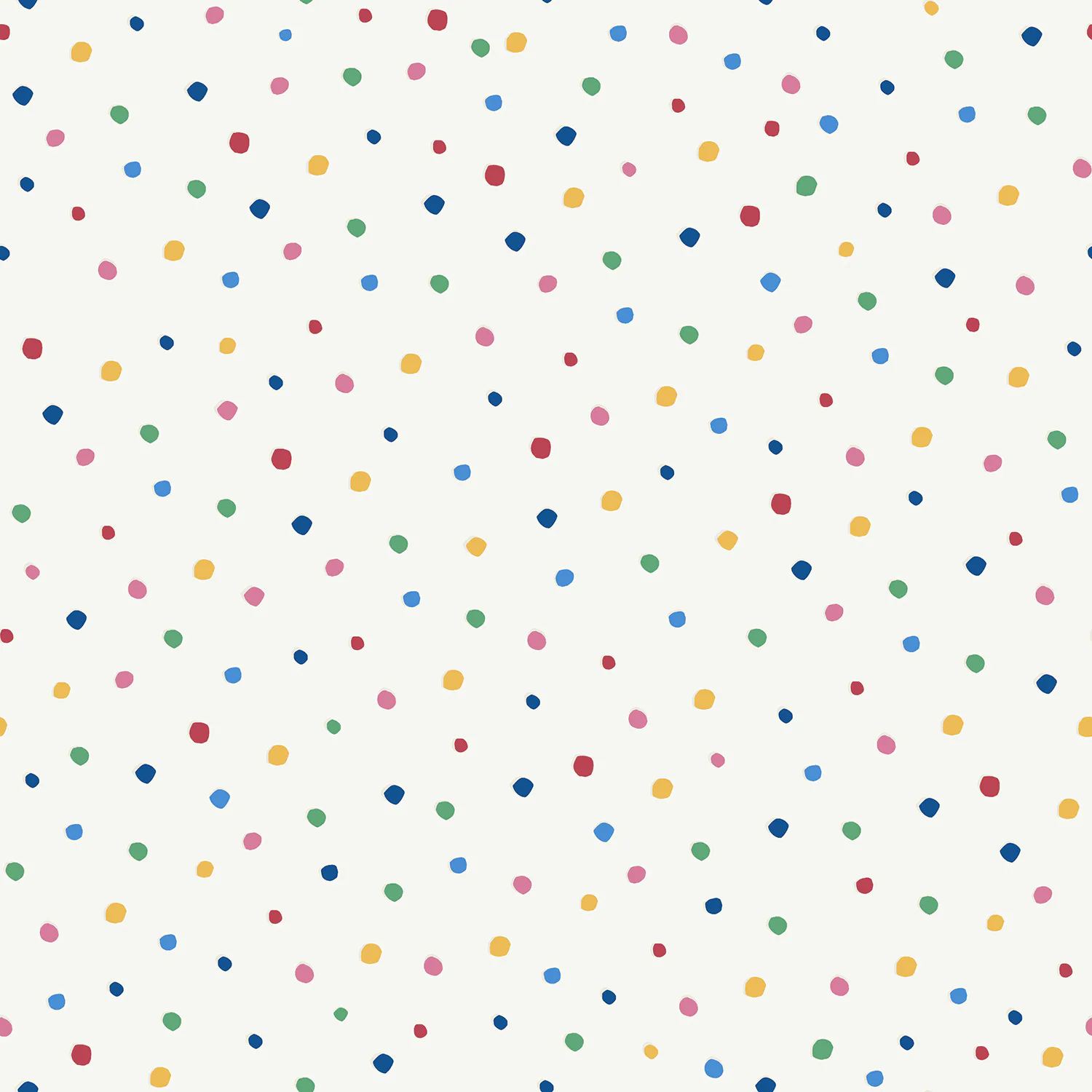 Tapet Joules Lynx Multi Spot White/ Rainbow