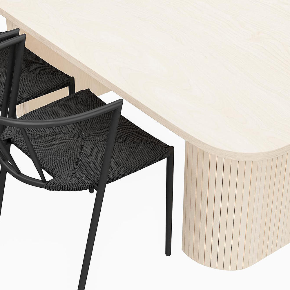 Matgrupp In Living Kopparbo med 4 st Winston stolar