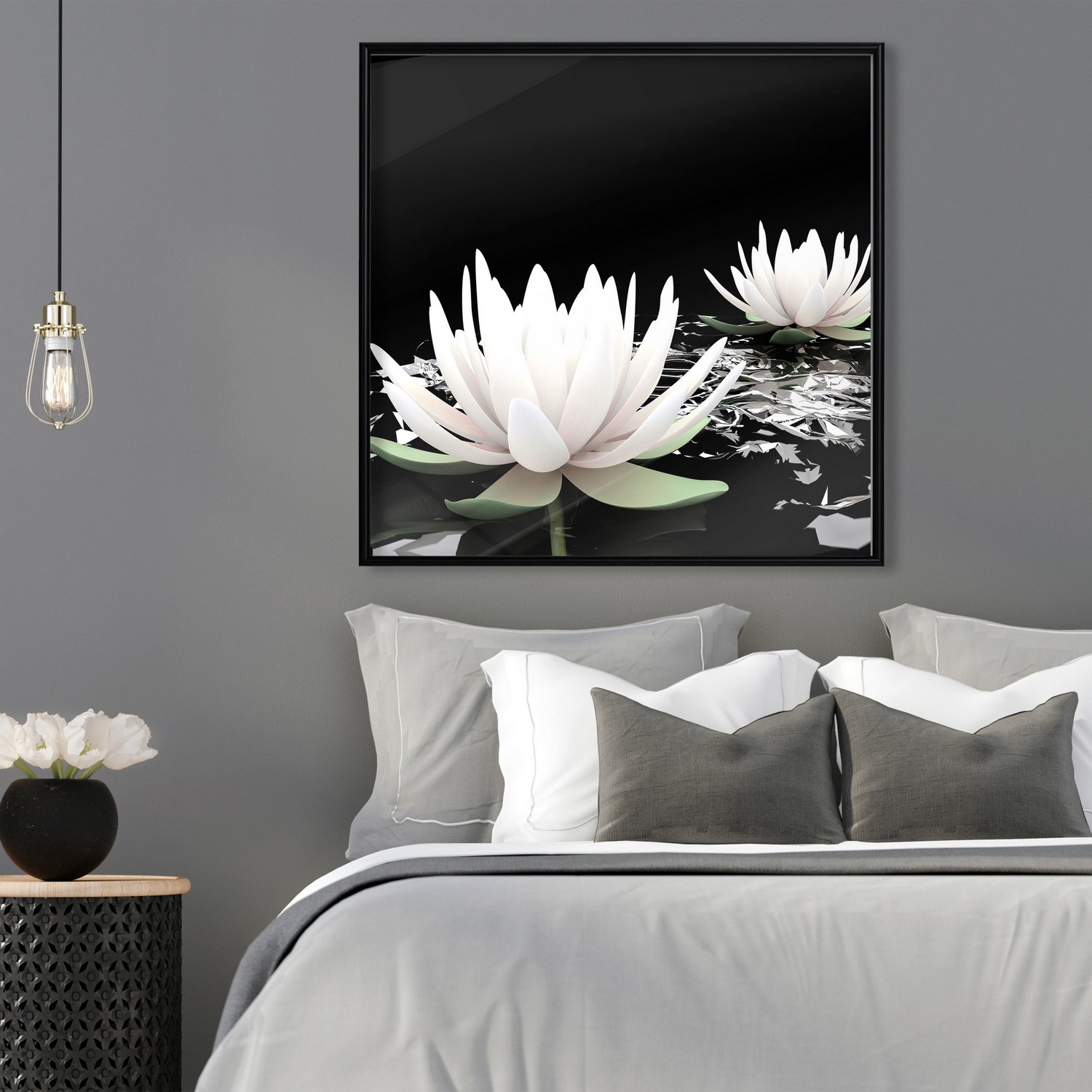 Poster Artgeist Affisch Lotus Flowers