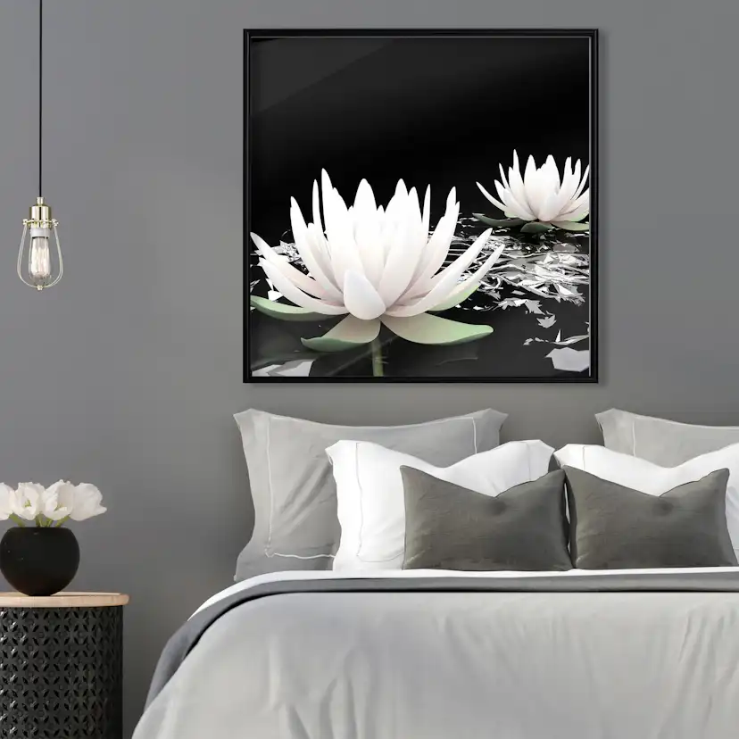 Poster Artgeist Affisch Lotus Flowers