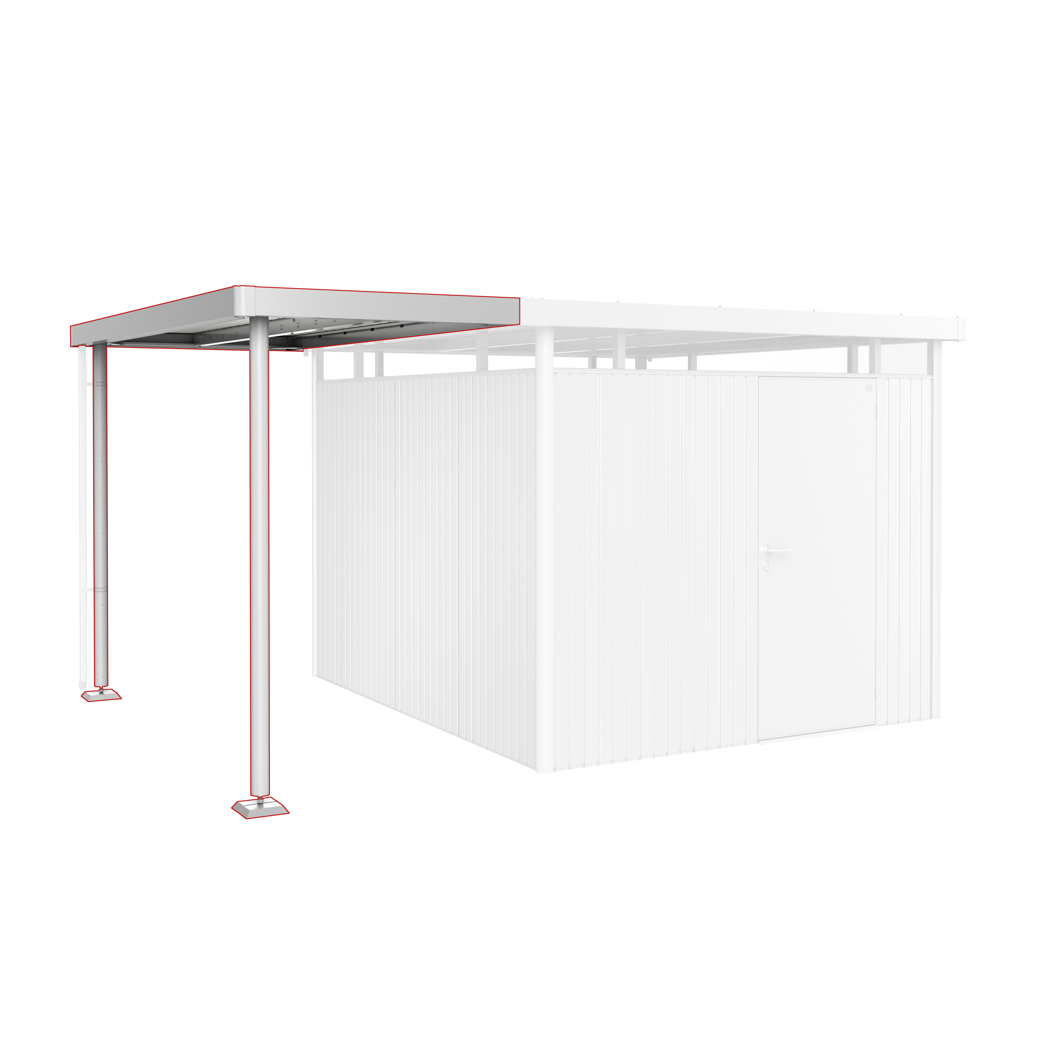 Sidotak HighLine H5 Storlek S metallic silver Silver
