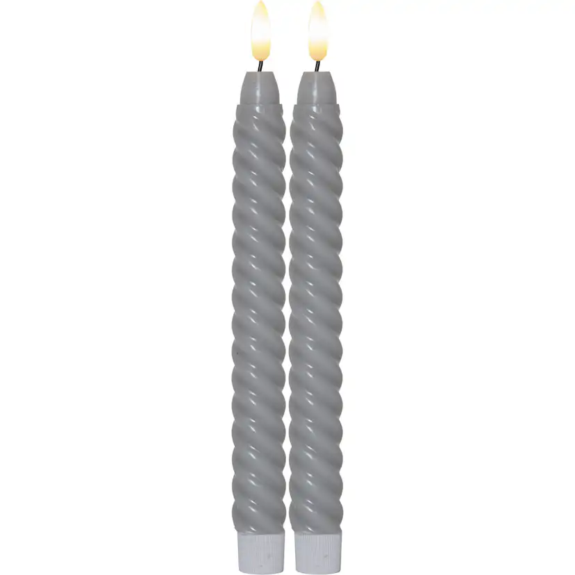 Antikljus Star Trading Flamme Swirl LED 2-pack