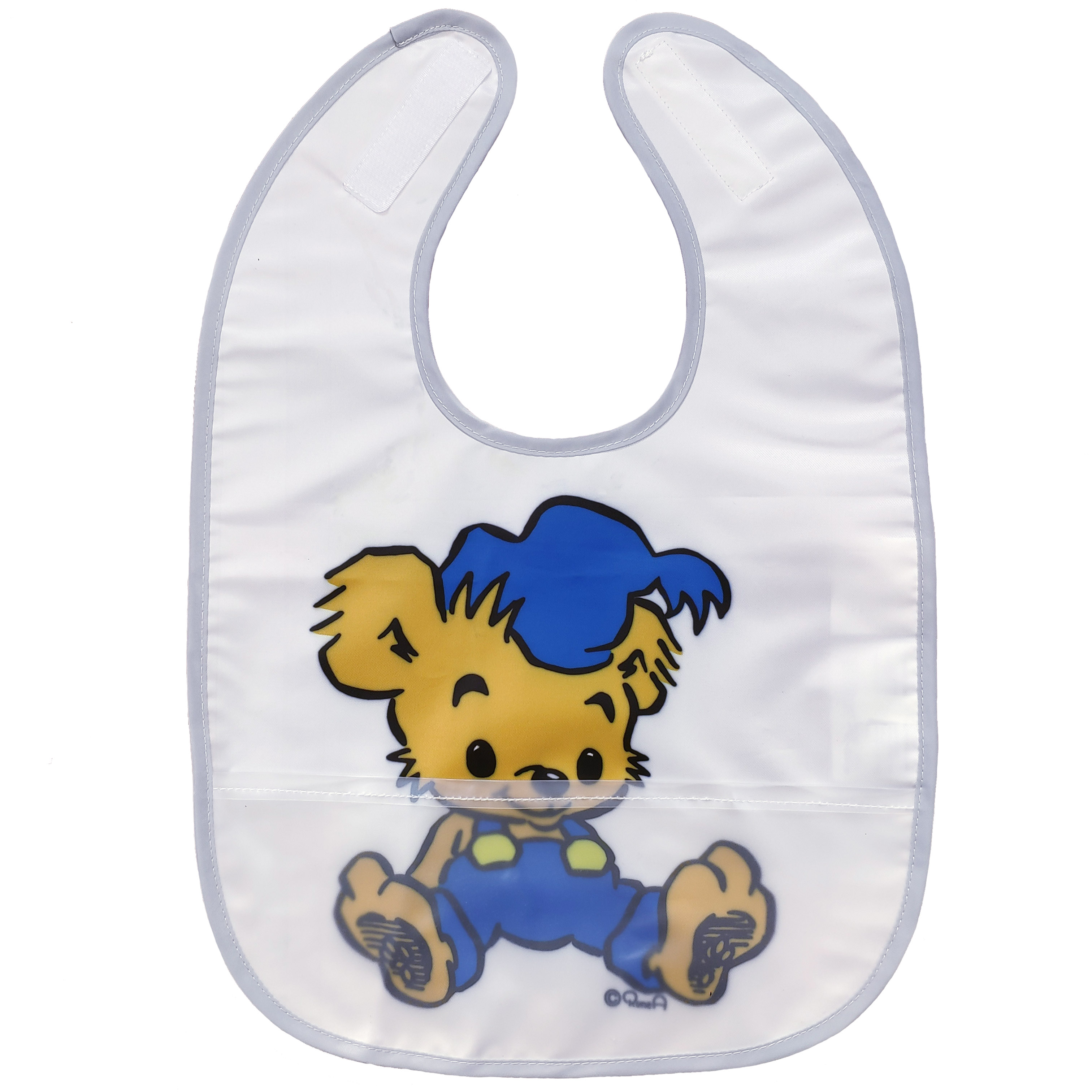 Haklapp Rätt Start Bamse Vit/grå