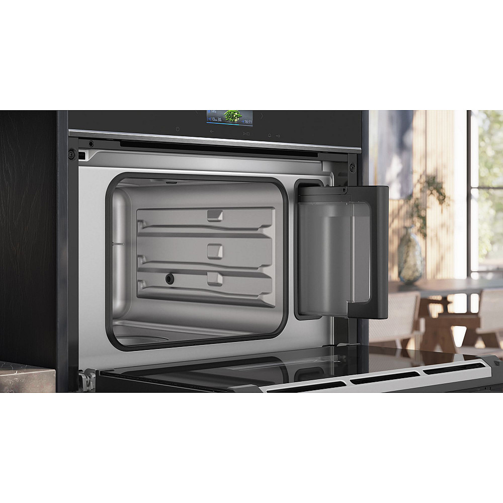 Ugn och Mikro Siemens iQ700 HM736G1B1 + CD714GXB1 Kombiugn Med Touchdisplay och Röststyrning