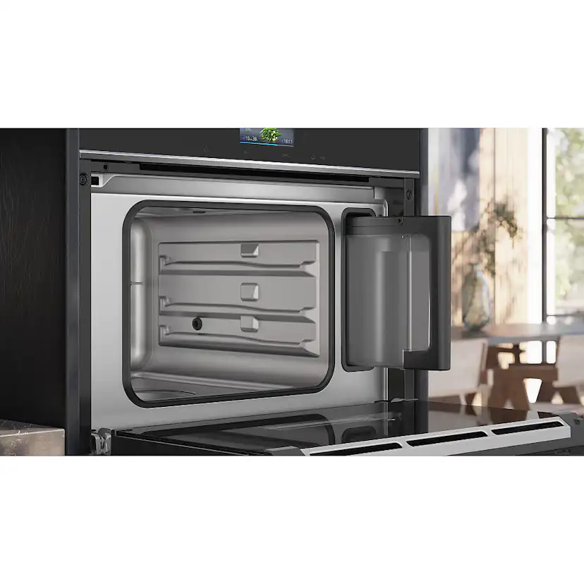 Ugn och Mikro Siemens iQ700 HM736G1B1 + CD714GXB1 Kombiugn Med Touchdisplay och Röststyrning