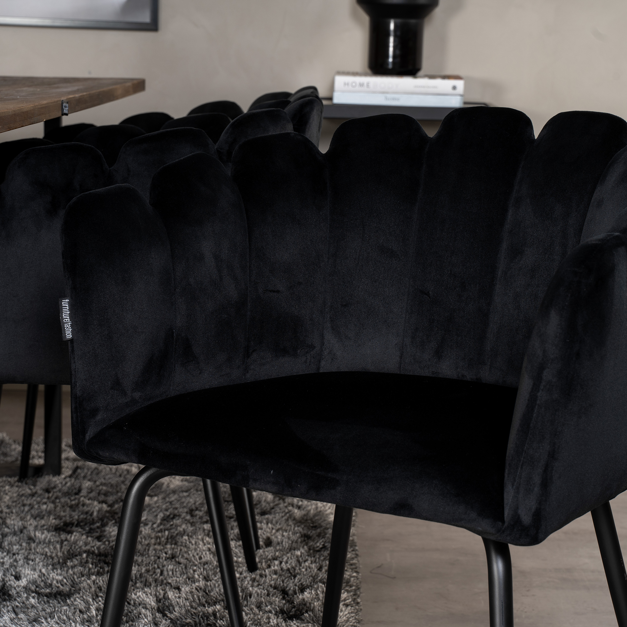 Matgrupp Venture Home Peo med 6 Limhamn Stolar