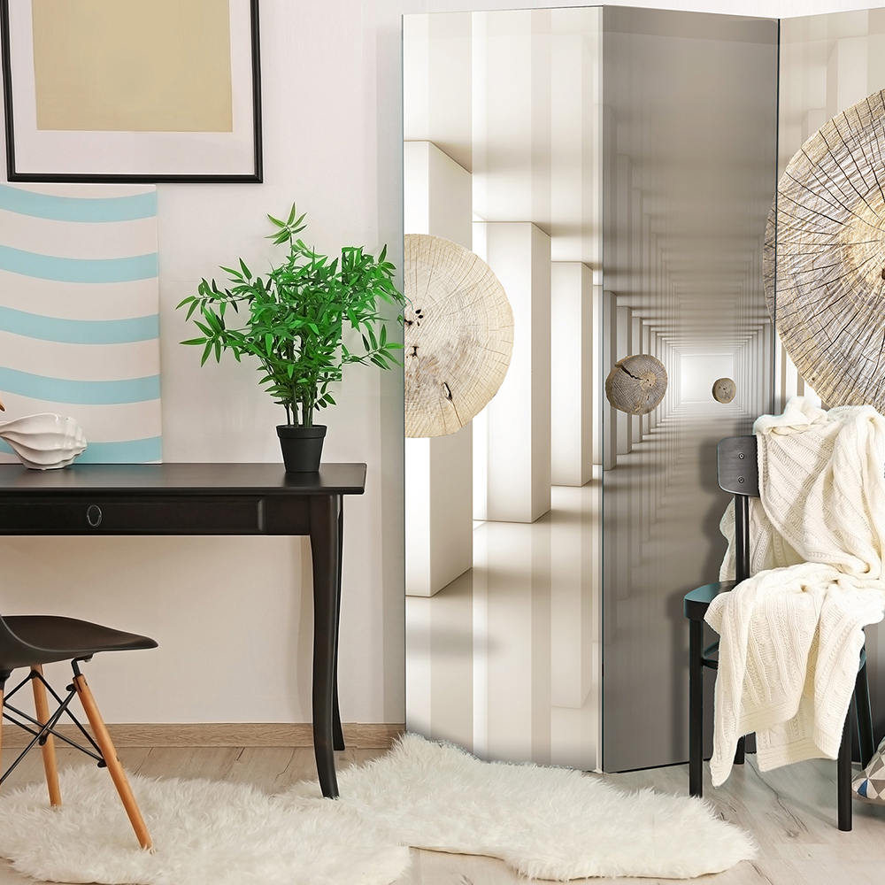 Rumsavdelare Skärmvägg Arkiio Futuristic Forest 135x172 cm