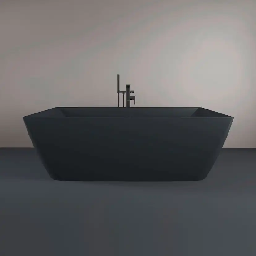Badkar Mörkgrå Matt 1600x750 mm Mörkgrå