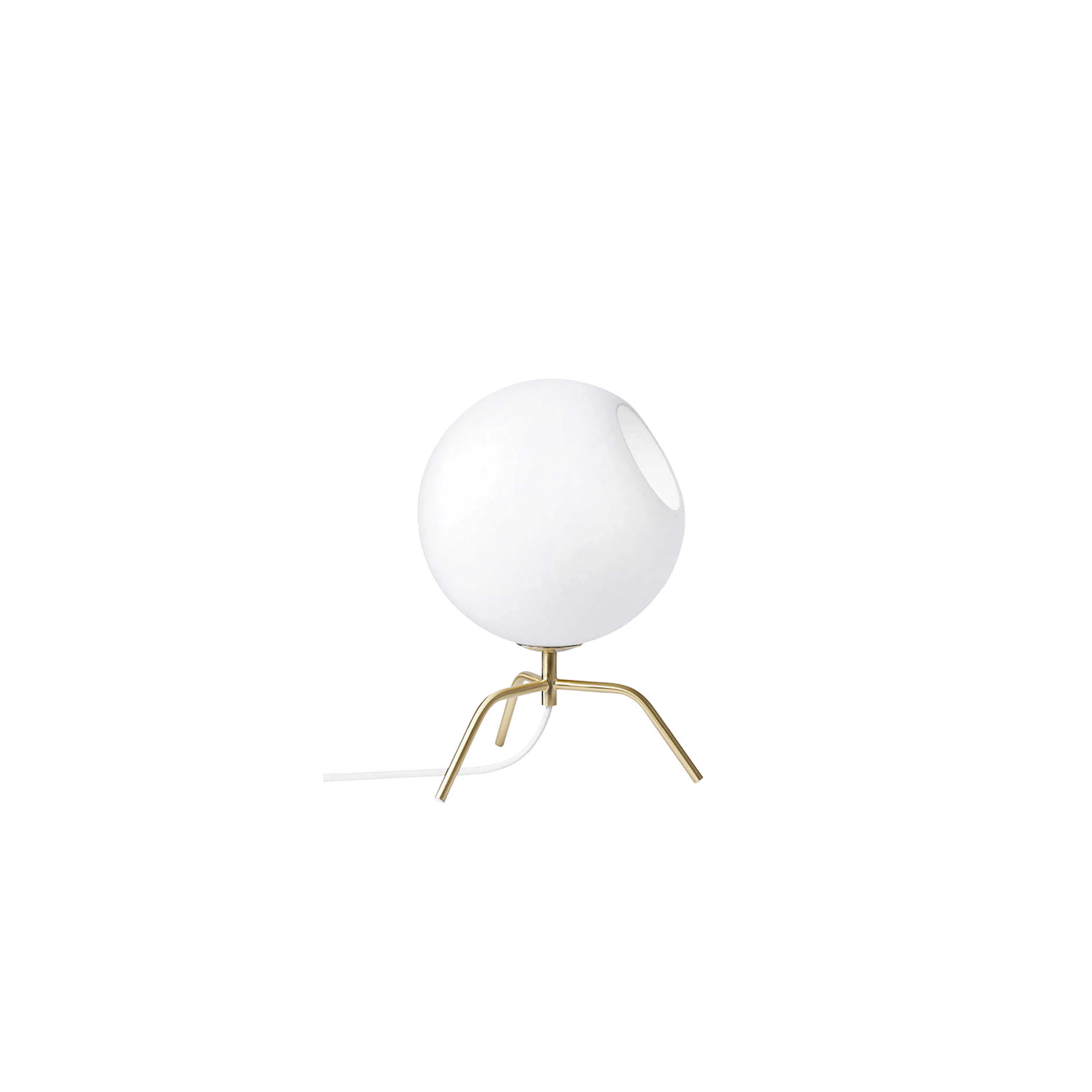Bug bordlampa mässing Höjd: 230 mm