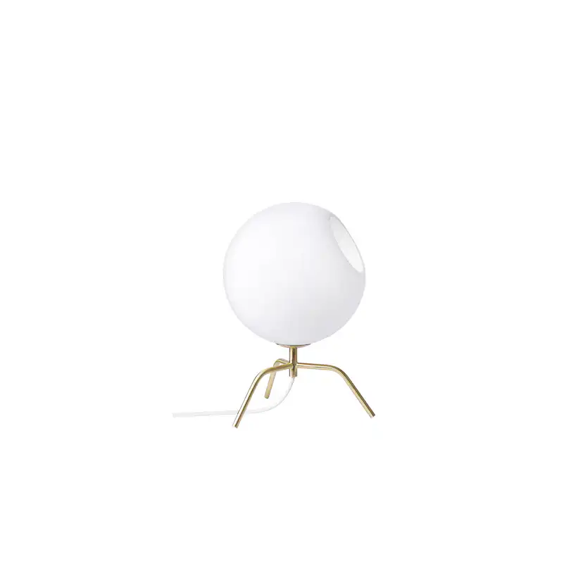 Bug bordlampa mässing Höjd: 230 mm