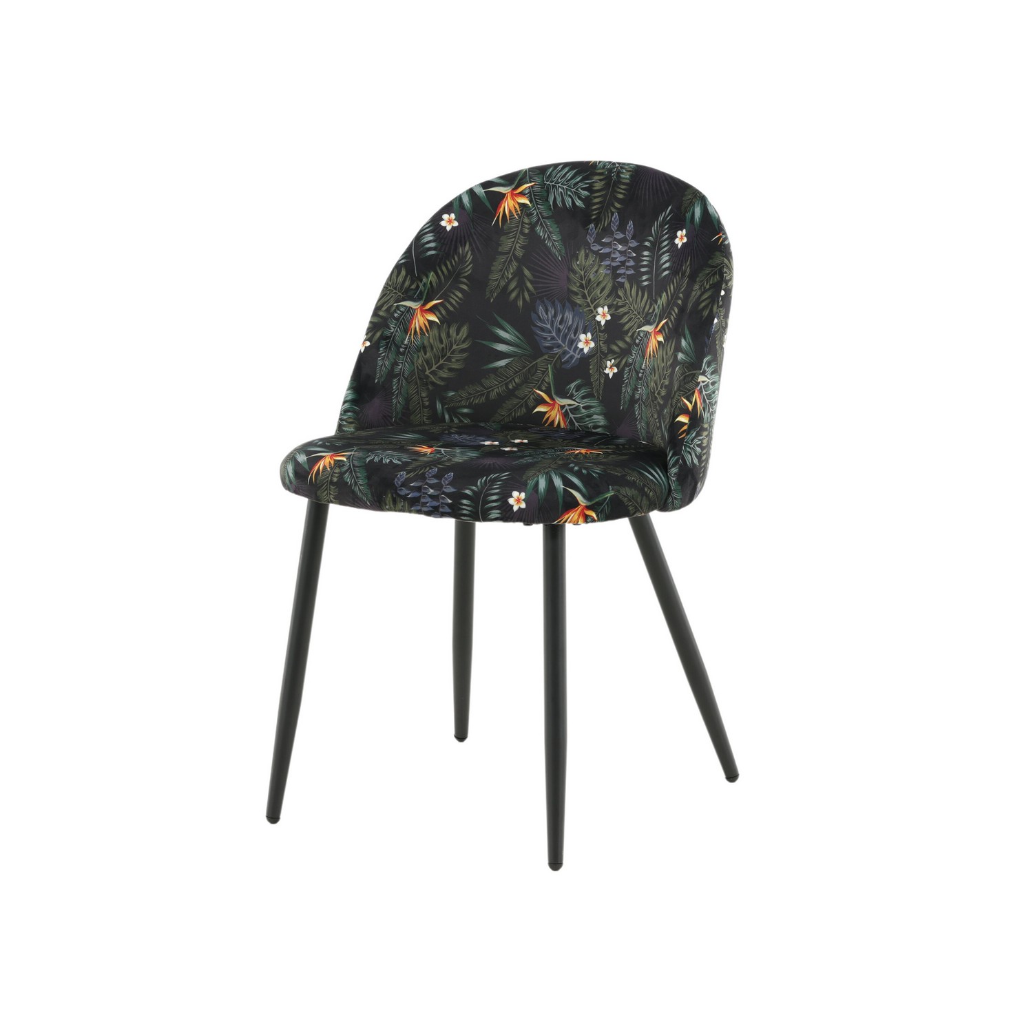 Matstol Venture Home Velvet Blommönstrad