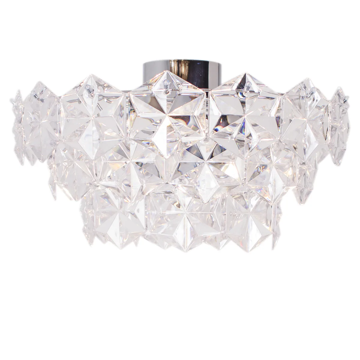 Plafond By Rydéns Monarque Ø50 cm Krom/Klar
