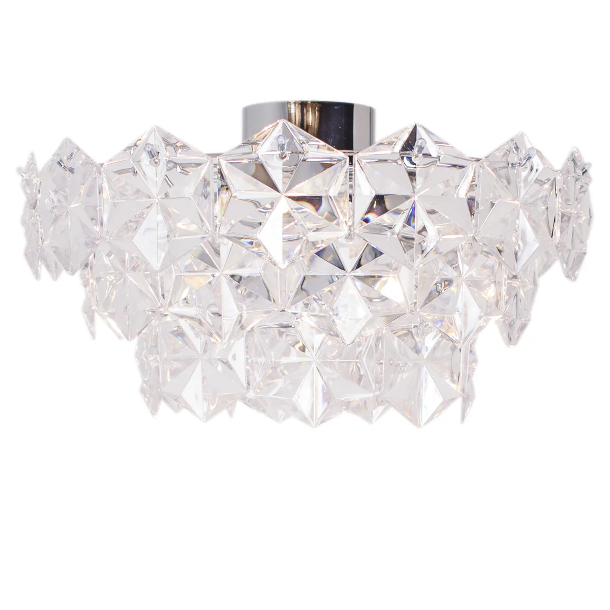 Plafond By Rydéns Monarque Ø50 cm Krom/Klar