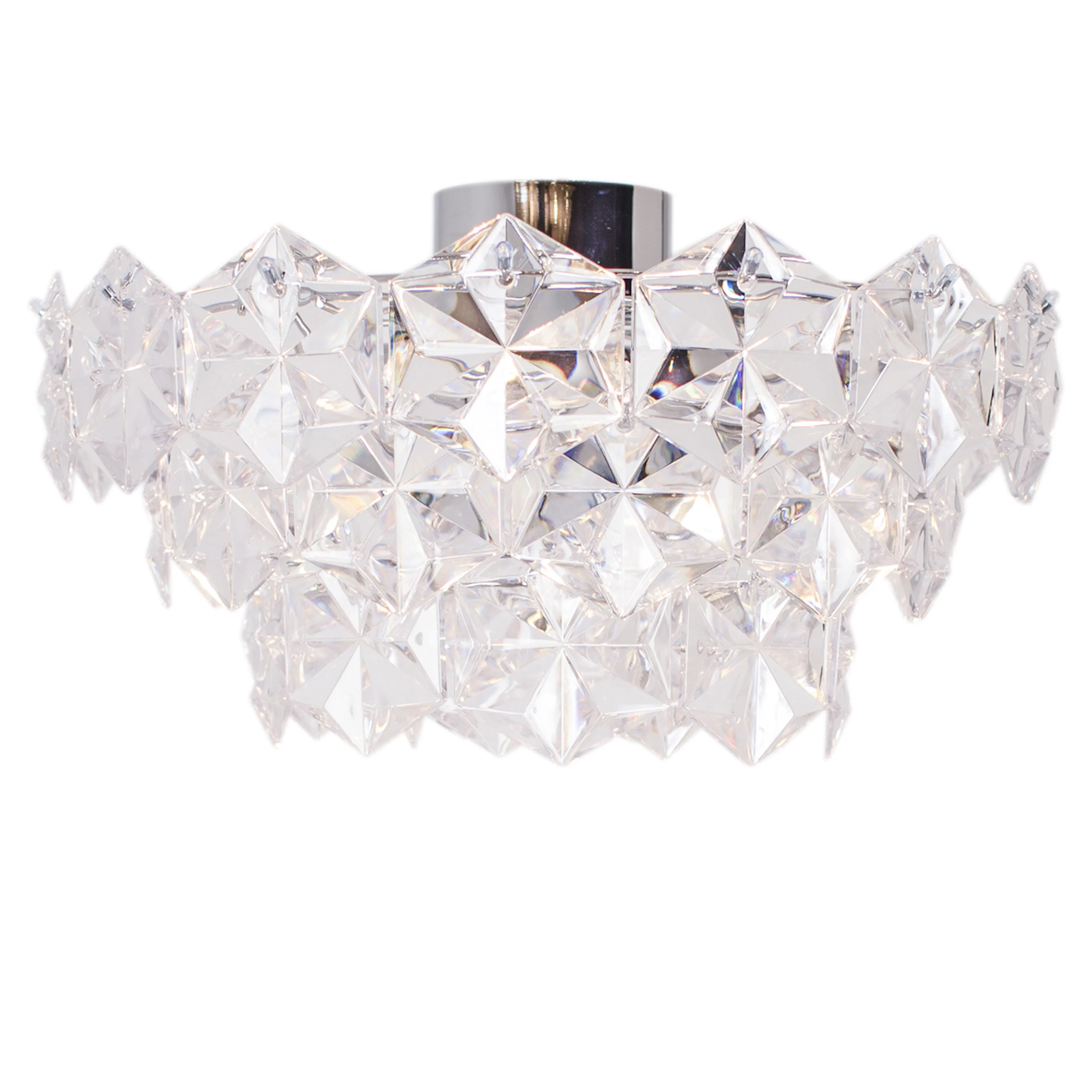 Plafond By Rydéns Monarque Ø50 cm Krom/Klar
