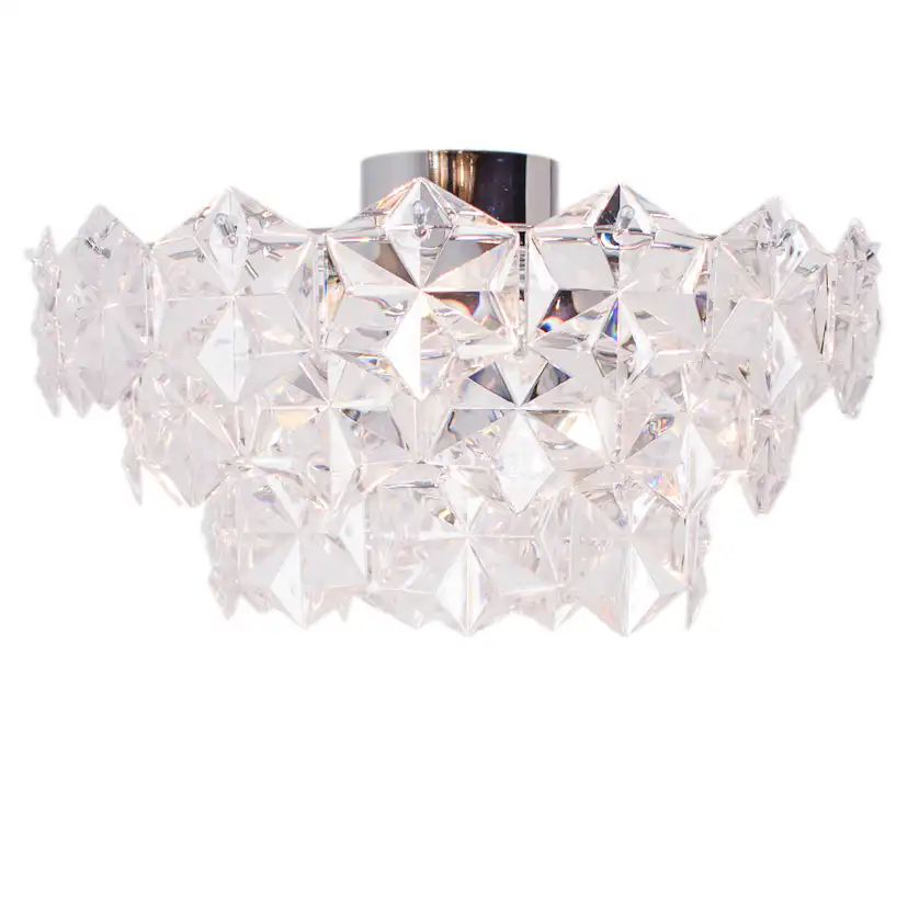 Plafond By Rydéns Monarque Ø50 cm Krom/Klar