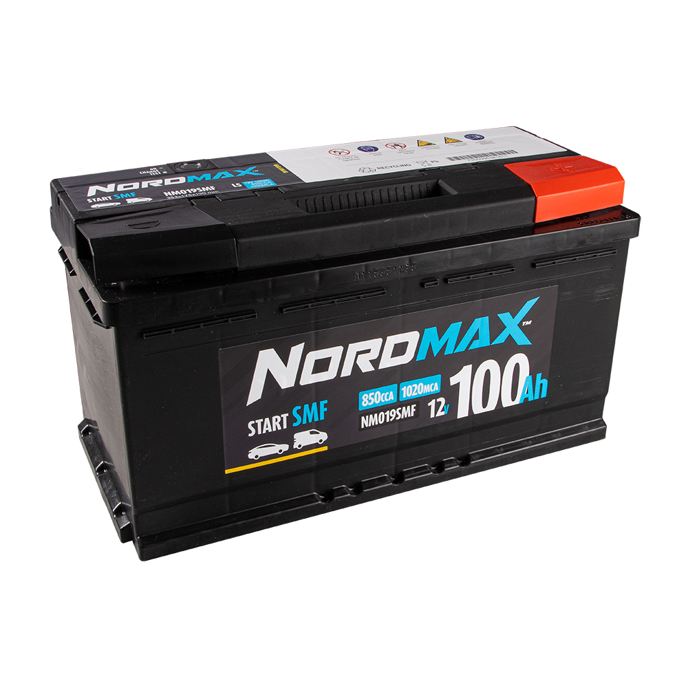 Startbatteri Nordmax 100Ah 800A