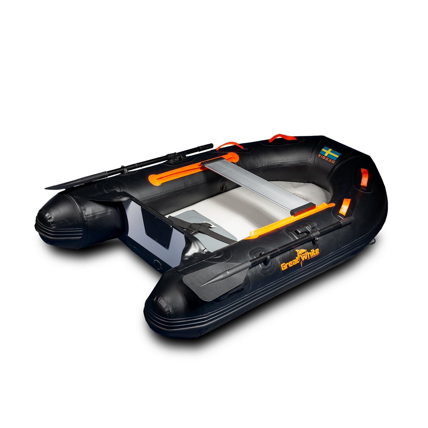Gummibåt Greatwhite IF230 Svart