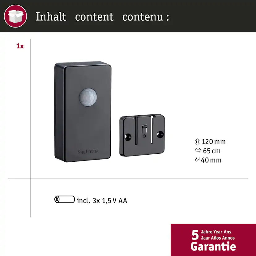 Sensor Paulmann Plug & Shine Rörelsesensor Smart Home Zigbee 3.0