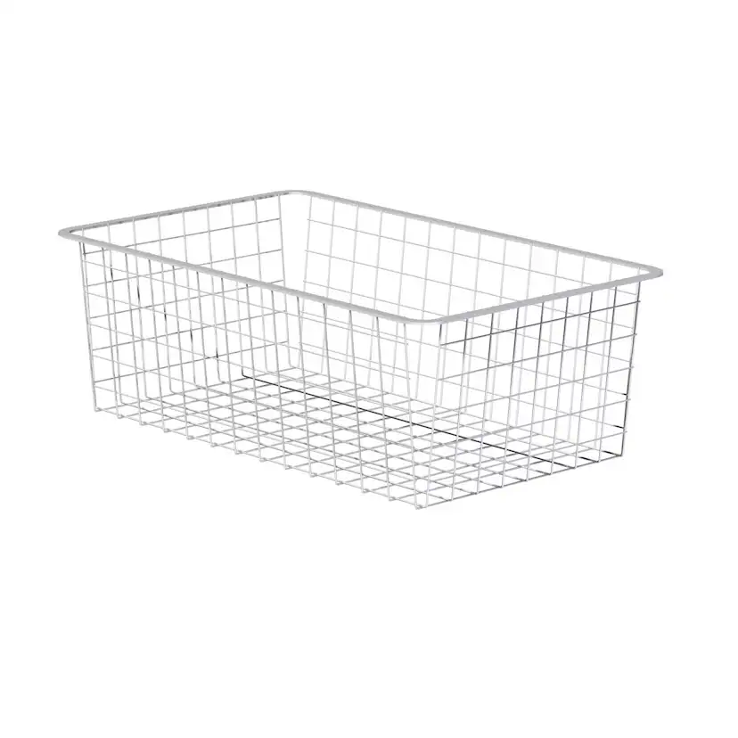 Trådback vit 327X527X185 Vit, 185 mm
