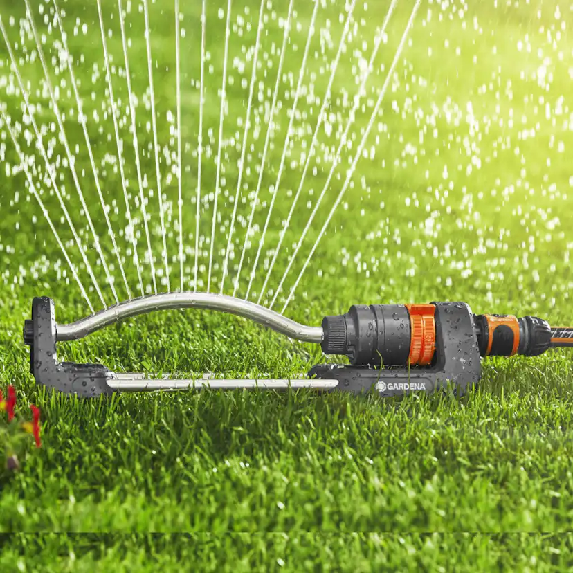 Villapaket Gardena Bevattning Slangvagn & Kran Med Vattenspridare & Sprinklerpistol