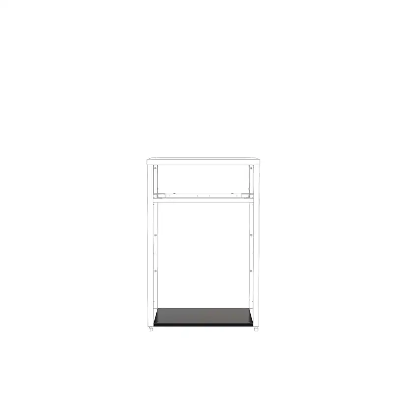 Bottenplatta Skotte Kitchen 604 Svart Till Utekök