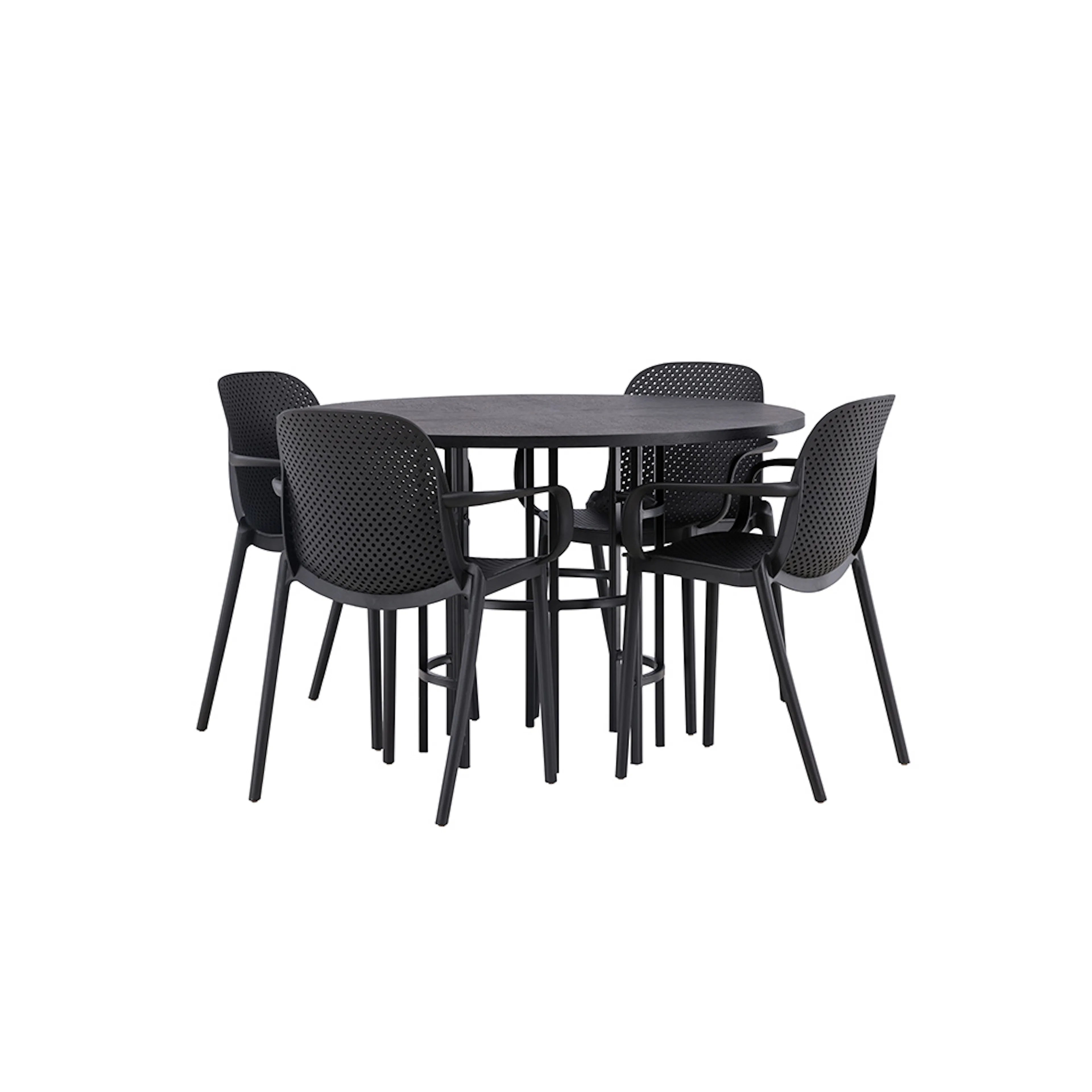 Matgrupp Venture Home Copenhagen Ø 115 cm med 4 Baltimore Stolar