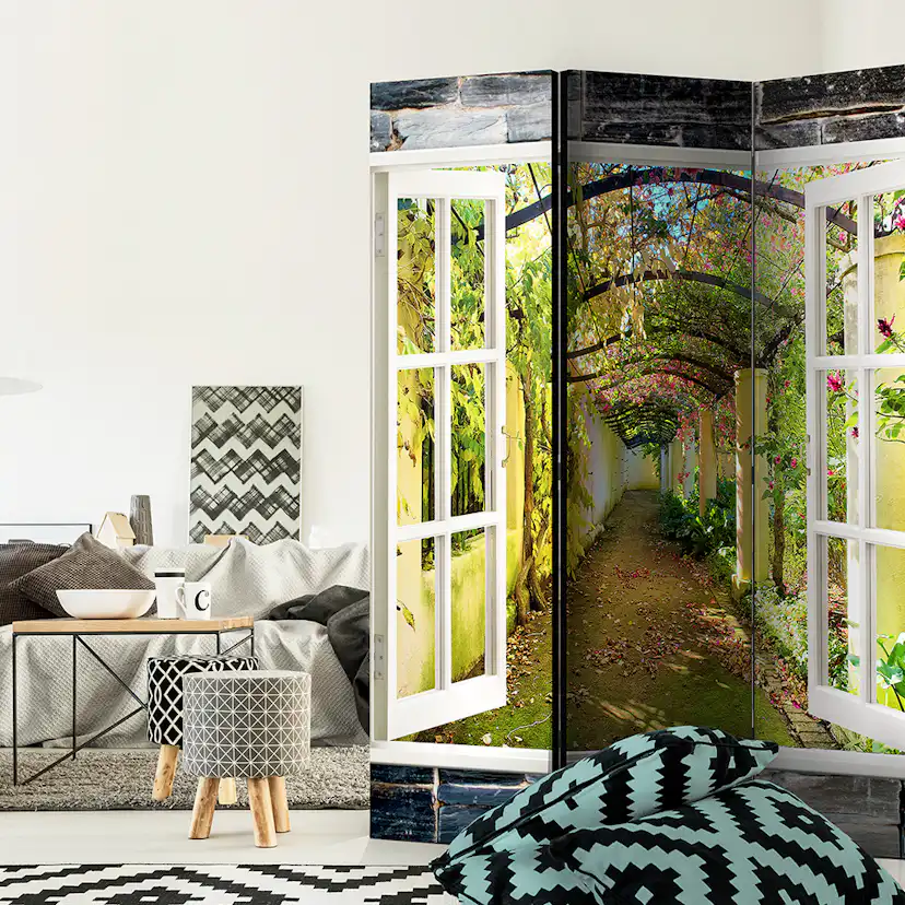 Rumsavdelare Skärmvägg Arkiio Secret Garden 135x172 cm
