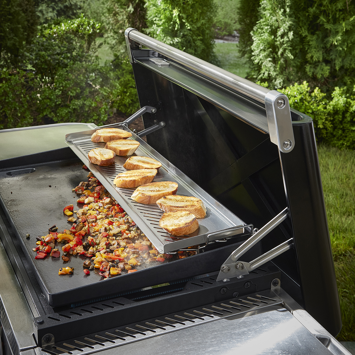 Värmehylla Weber Slate 76 cm för Grill & Stekbord
