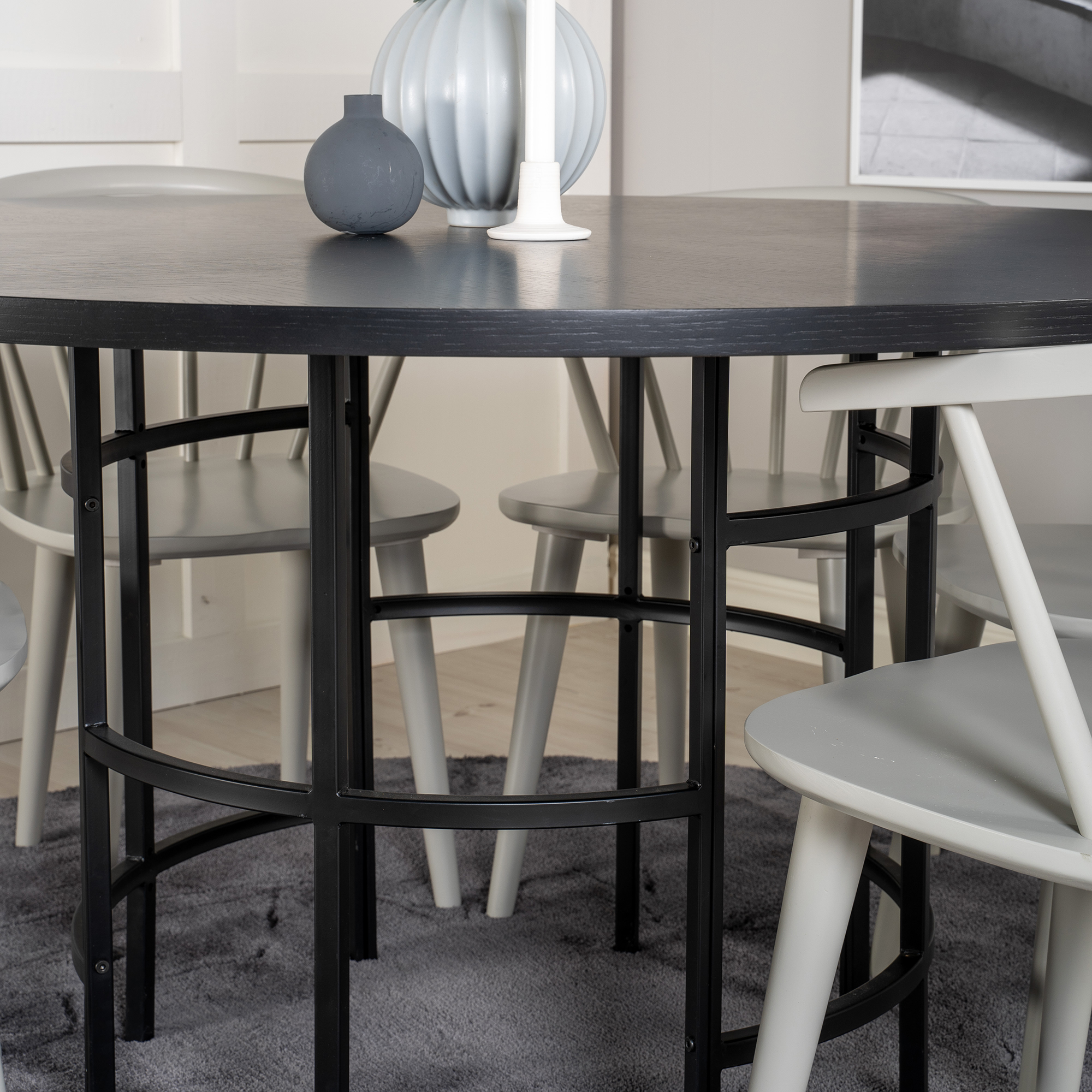 Matgrupp Venture Home Copenhagen med 6 Brum Stolar