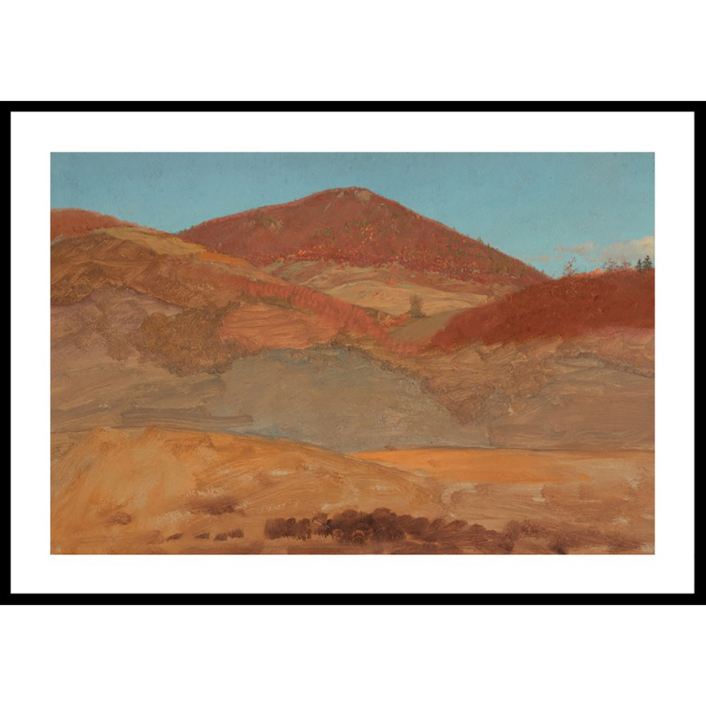Poster Gallerix Drawing Hilly Landscape Autumn By Frederic Edwin Church