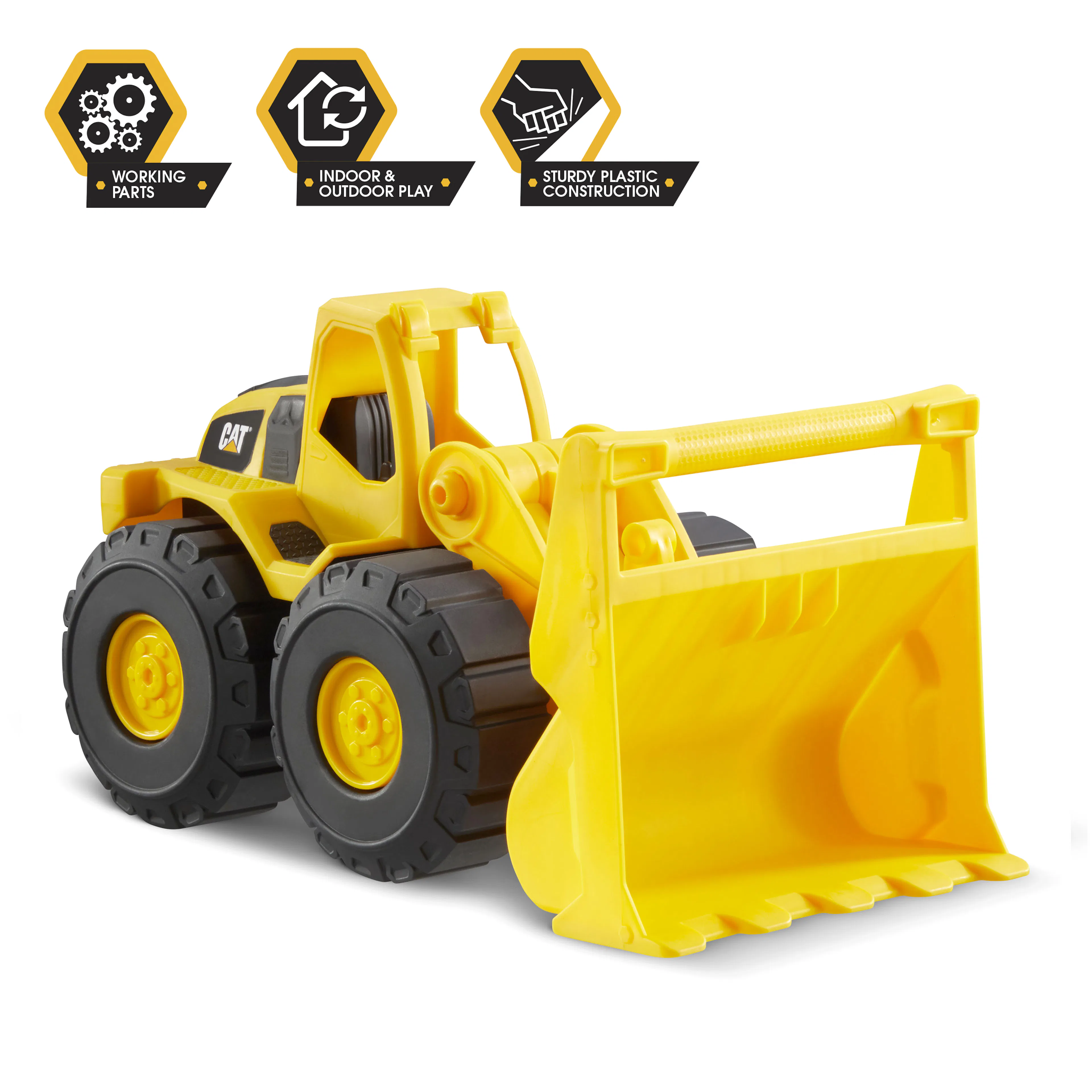 Hjullastare CAT Tough Rigs 38 cm