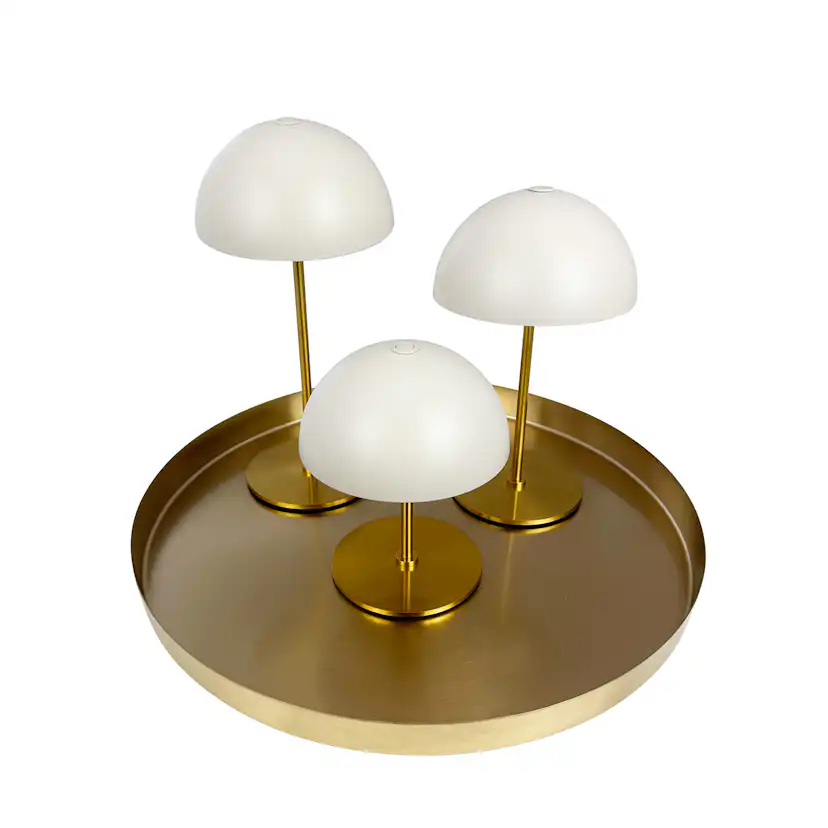 Bordslampa Dyberg Larsen Along Mini 3-pack med Bricka