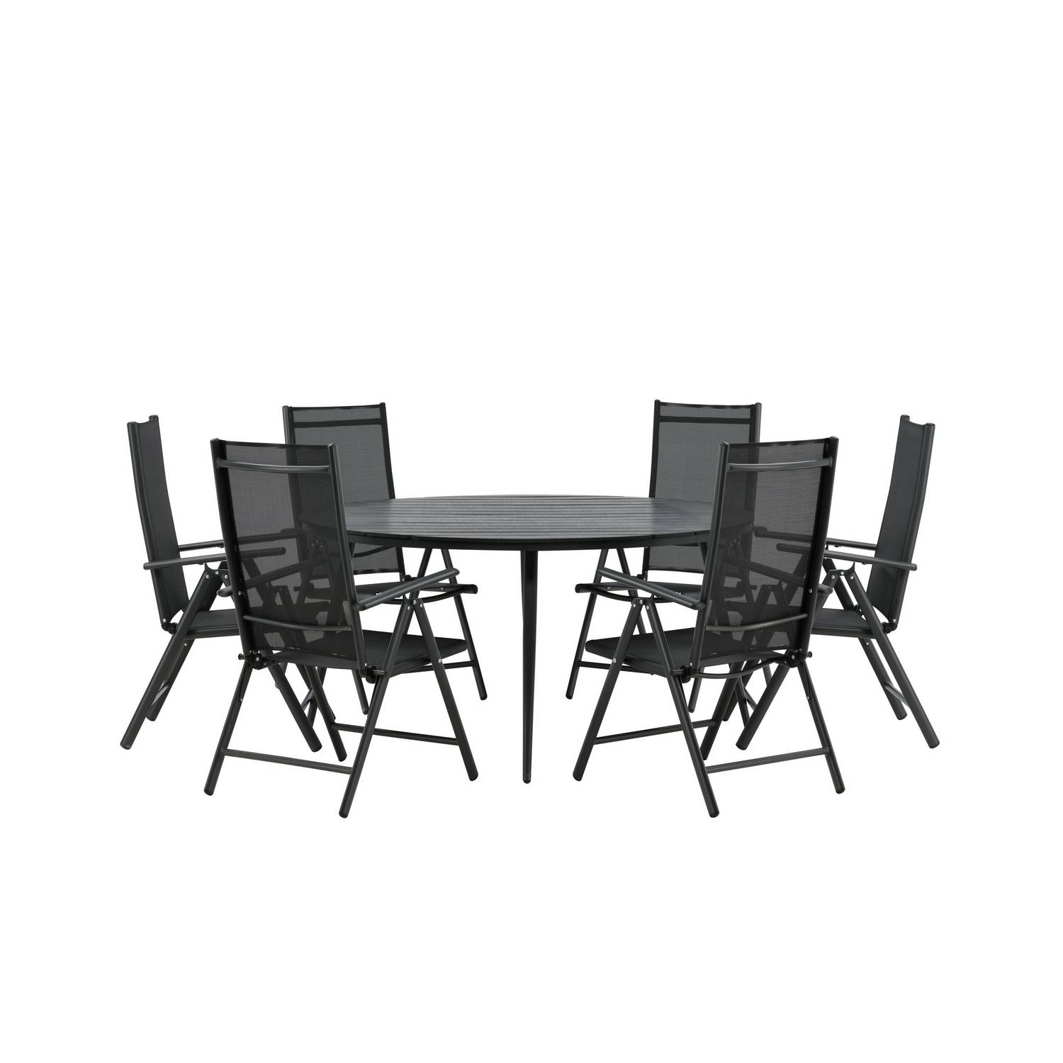 Matgrupp Venture Home Break Matgrupp Utomhus Rund 150 cm med 6 Break Positionsstol