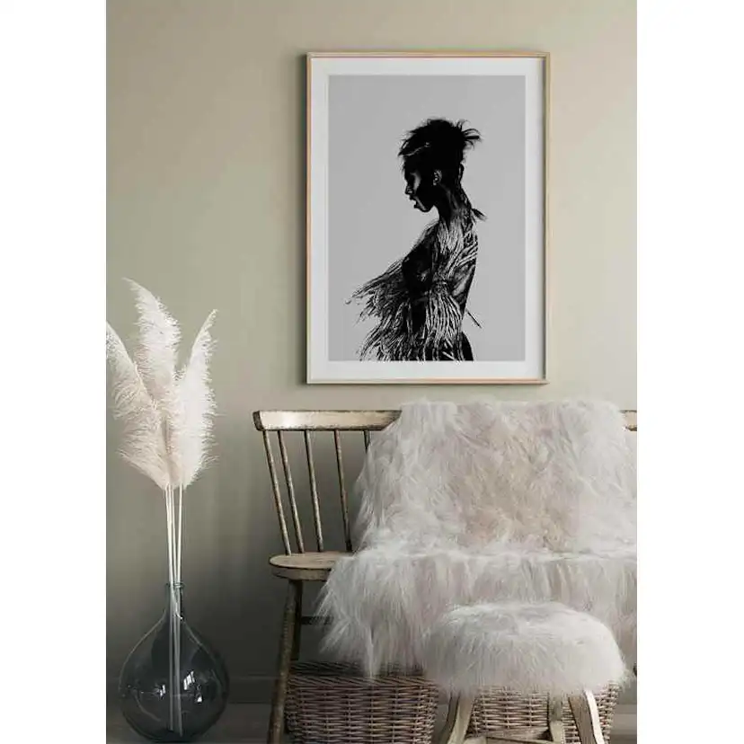 Poster Gallerix Black Woman Paint