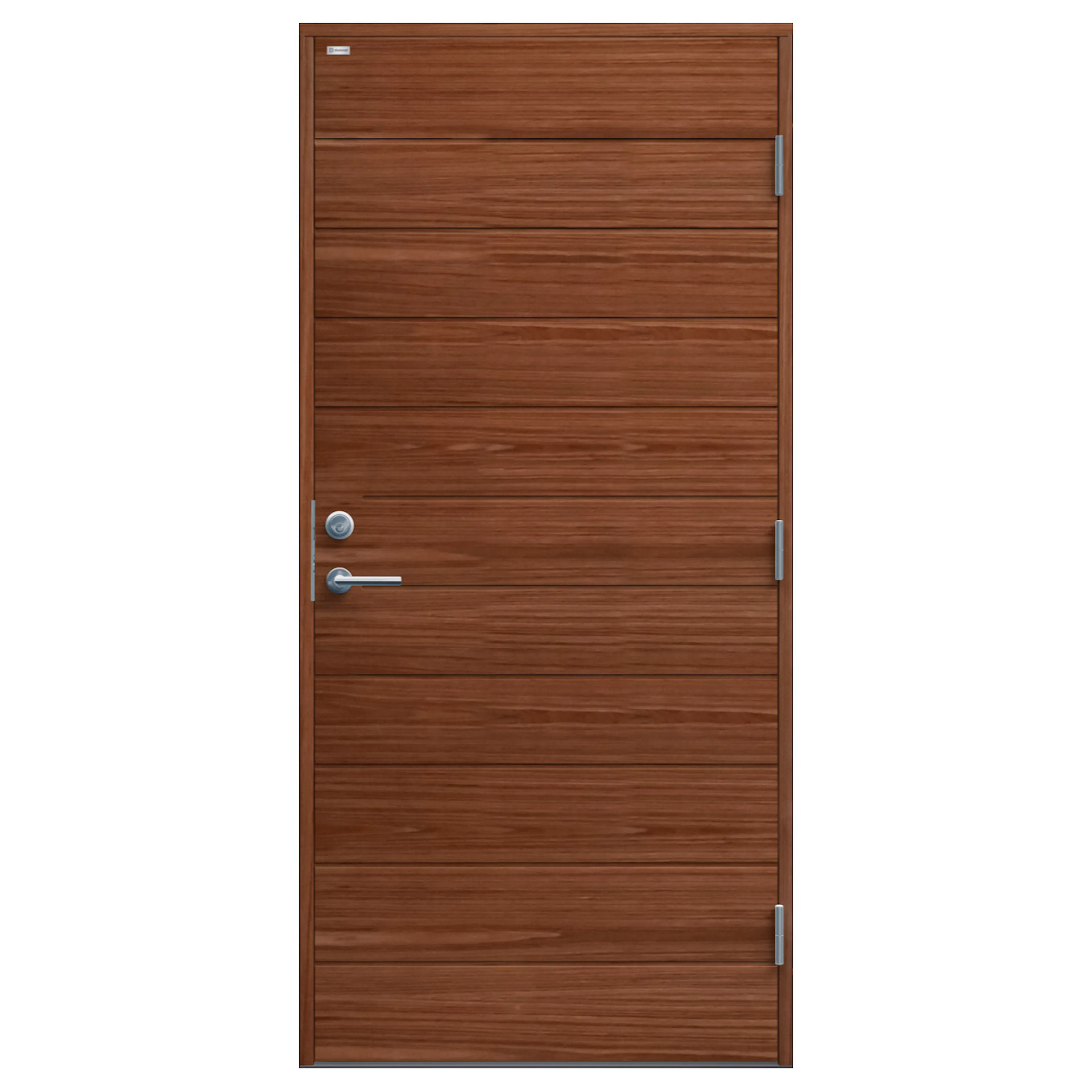 Ytterdörr Clara 10x21 H Teak BxH: 100x210 cm, Högerhängd, Teak