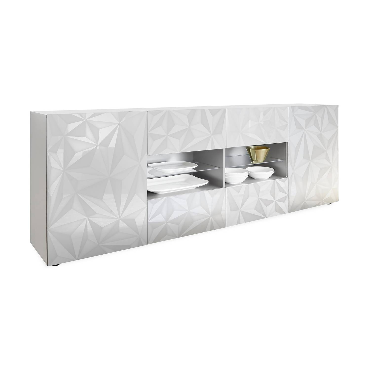 Skänk LC Spa Fasett 241 cm Vit