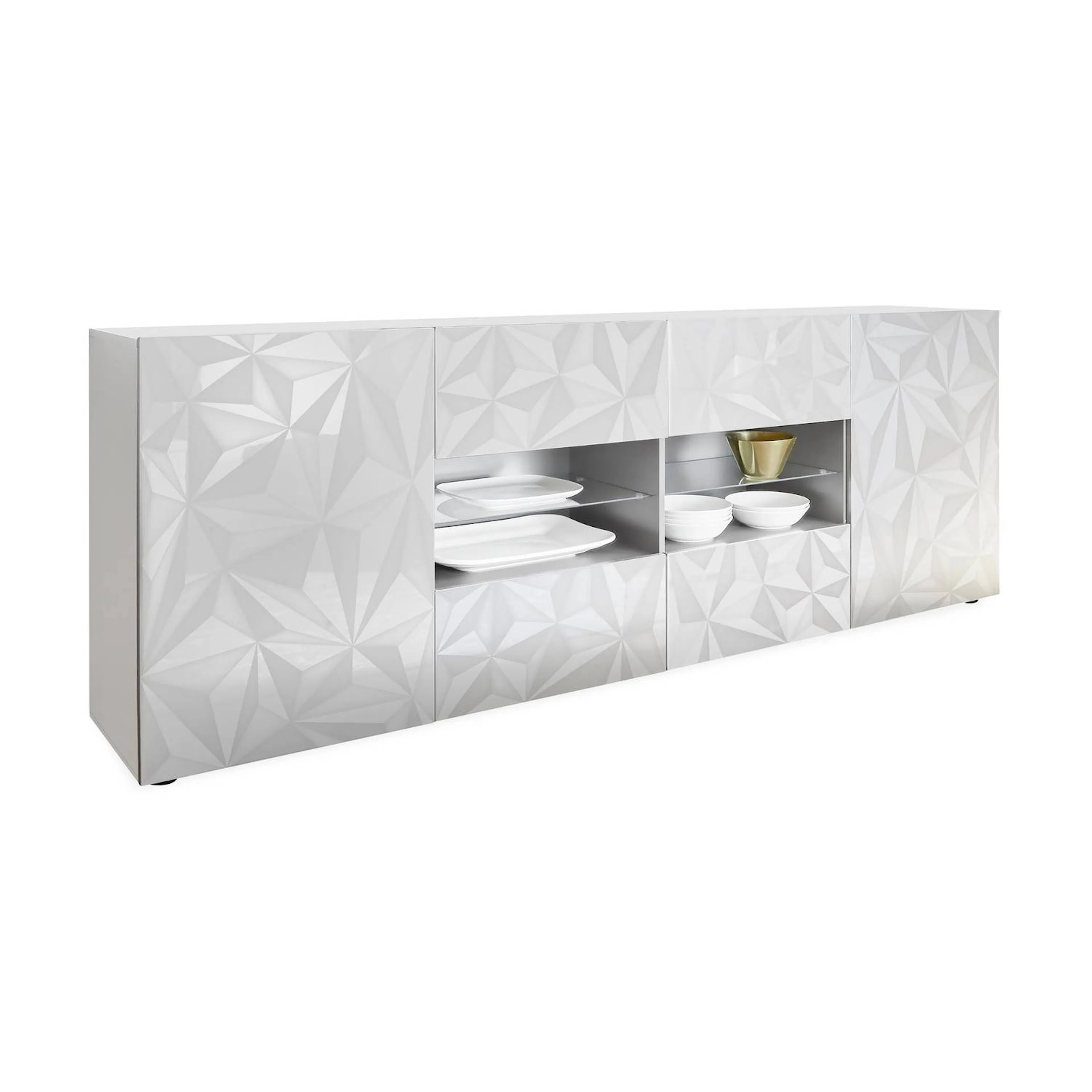 Skänk LC Spa Fasett 241 cm Vit