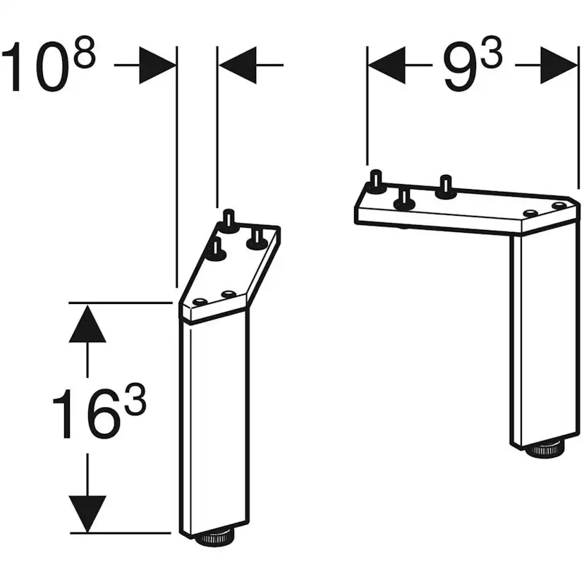 bensats Ifö Sense Art H: 163 mm, Vit