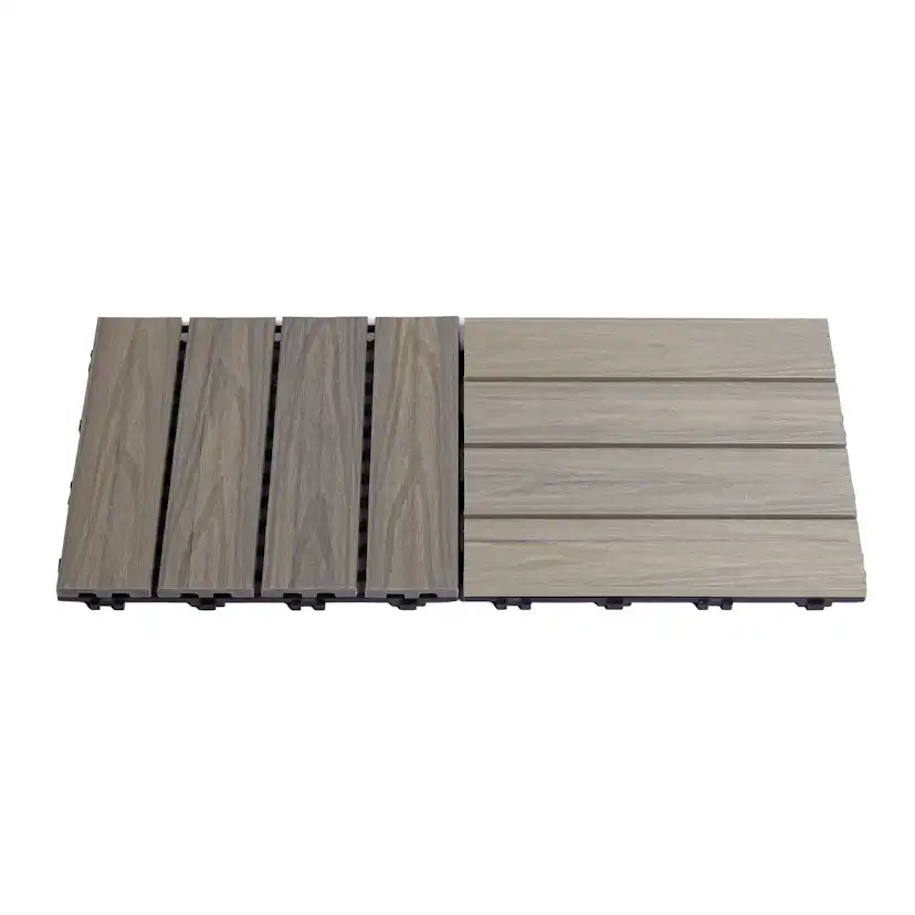 Terrassplatta Hortus Komposit 30X30 cm Drivved 4-Pack