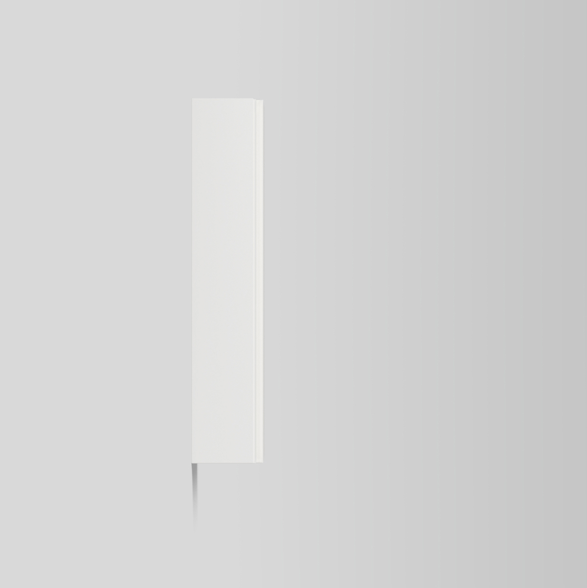 Väggskåp Grip 40/15 Pure White, 2 Hy, Hö Färg: Pure White, Hängning: Höger