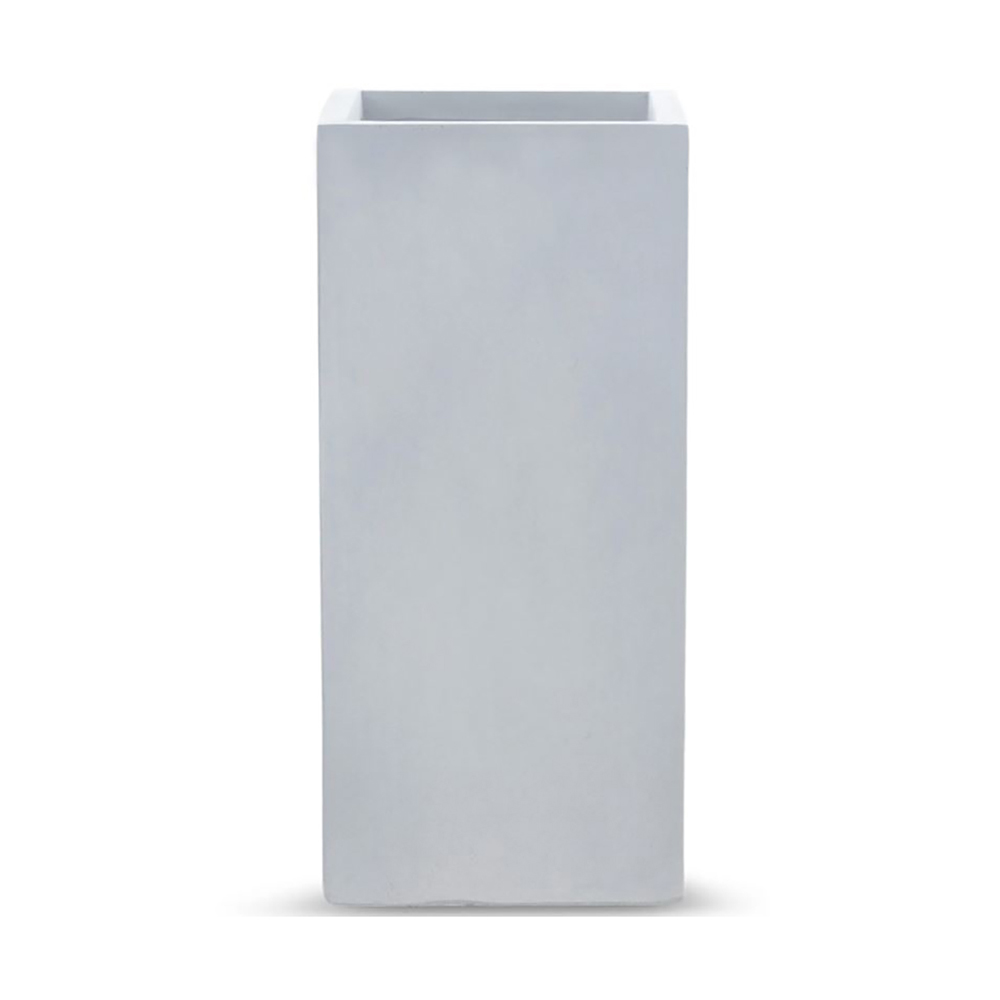 Kruka Lyfco Fyrkantig Hög Ljusgrå