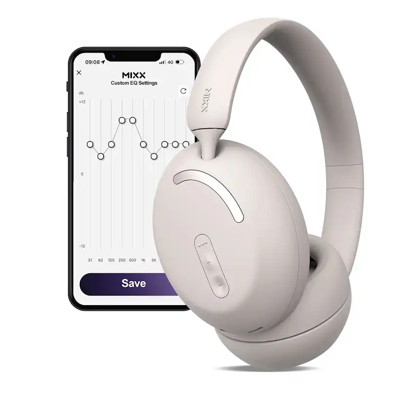 Hörlurar MIXX StreamQ D2 Over-Ear Trådlös - Perfekt för Musik & Samtal