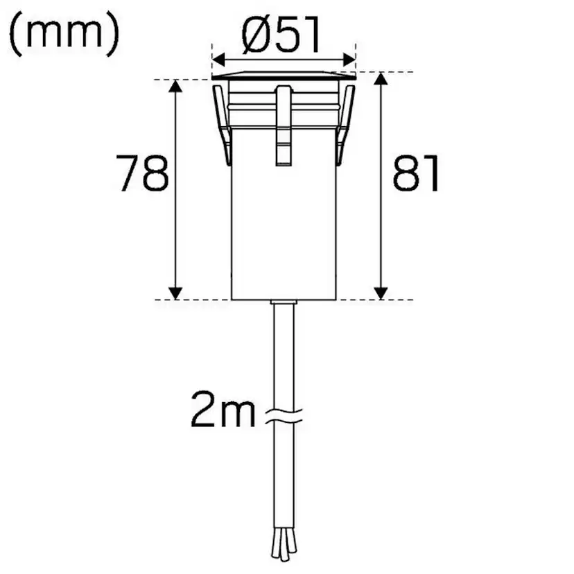 Decklight Super 230V 25° Ljusspridningsvinkel: 25°