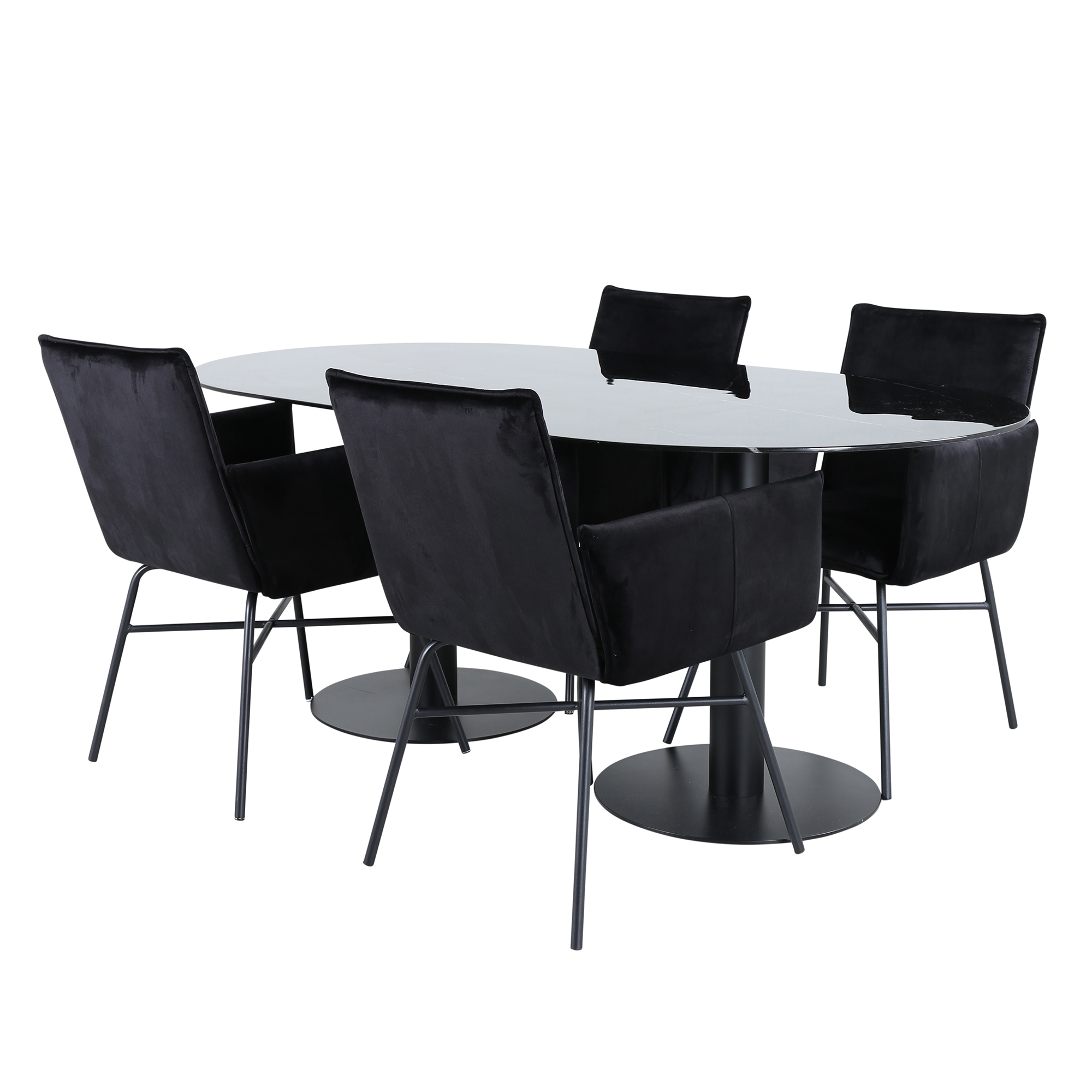 Matgrupp Venture Home Oslo med 4 Annika Stolar