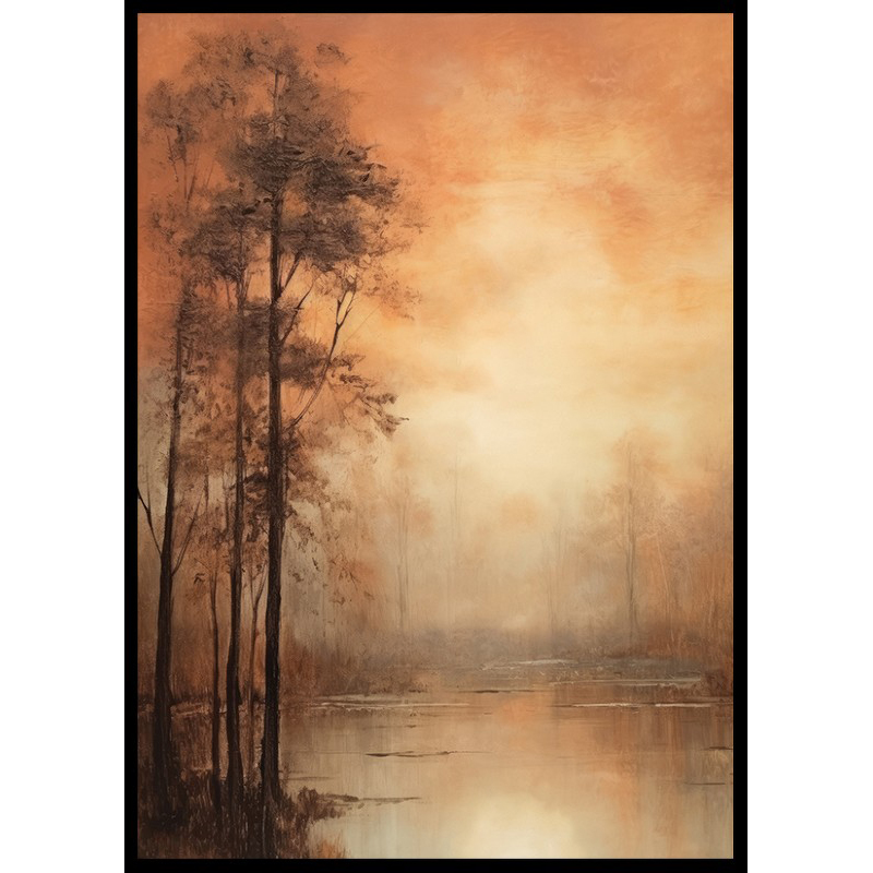 Poster Gallerix Painted Sunset