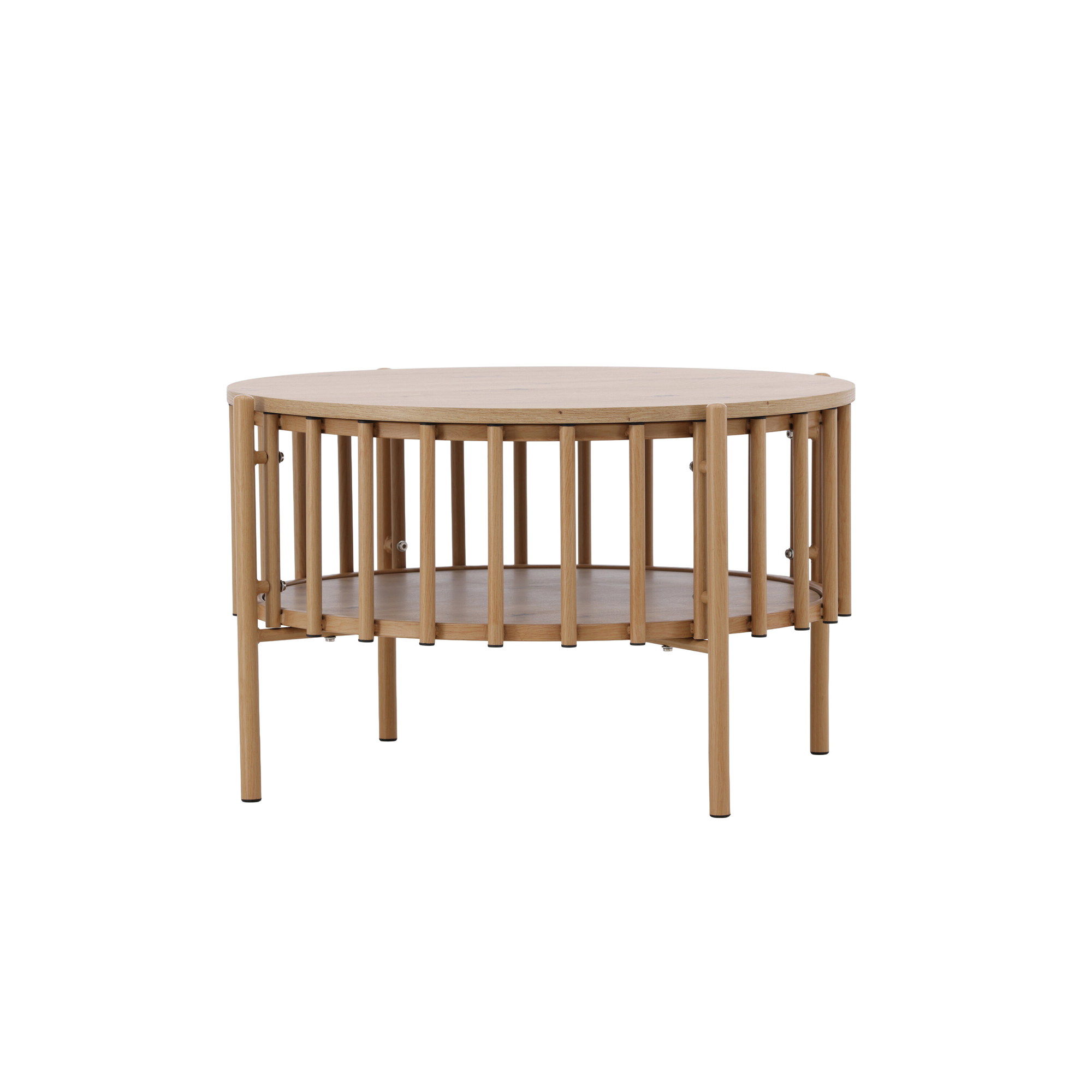 Soffbord Venture Home Rubbo Ø80x50 cm med Förvaring